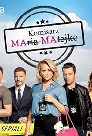 Wojciech Zielinski, Anna Dereszowska, Jakub Wesolowski, Paulina Chrusciel, and Krystian Wieczorek in Komisarz mama (2021)