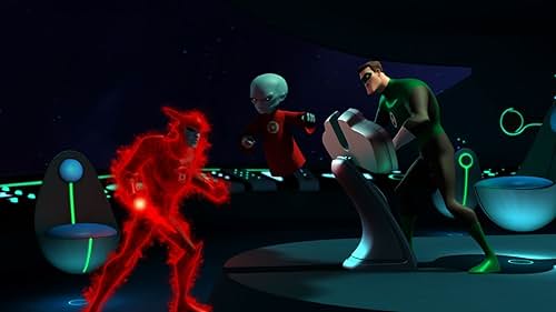 Josh Keaton, Sarah Douglas, and Jason Spisak in Green Lantern: The Animated Series (2011)