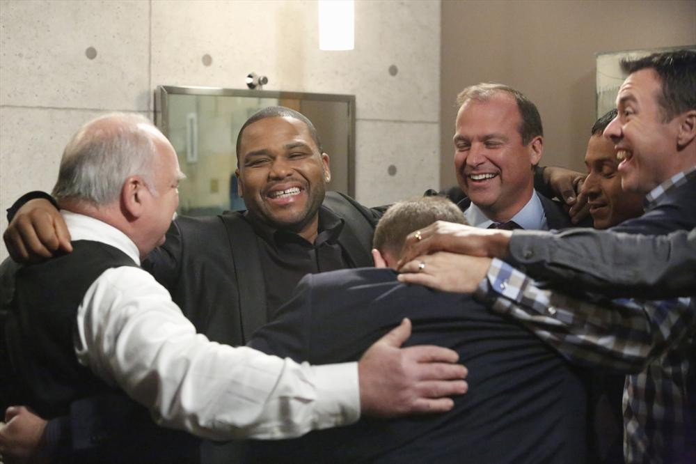 Anthony Anderson, Jesse Burch, Richard Riehle, and Raja Deka in Black·ish (2014)