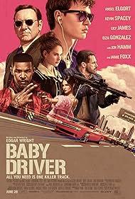 Kevin Spacey, Jamie Foxx, Jon Hamm, Eiza González, Lily James, and Ansel Elgort in Quái Xế Baby (2017)