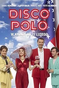 Piotr Glowacki, Tomasz Kot, Joanna Kulig, and Dawid Ogrodnik in Disco Polo (2015)