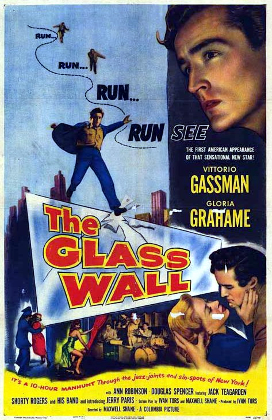 Gloria Grahame in The Glass Wall (1953)