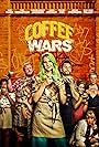 Kate Nash, Owain Arthur, Freddie Fox, Jordan Stephens, Toby Sebastian, and Saoirse-Monica Jackson in Coffee Wars (2023)