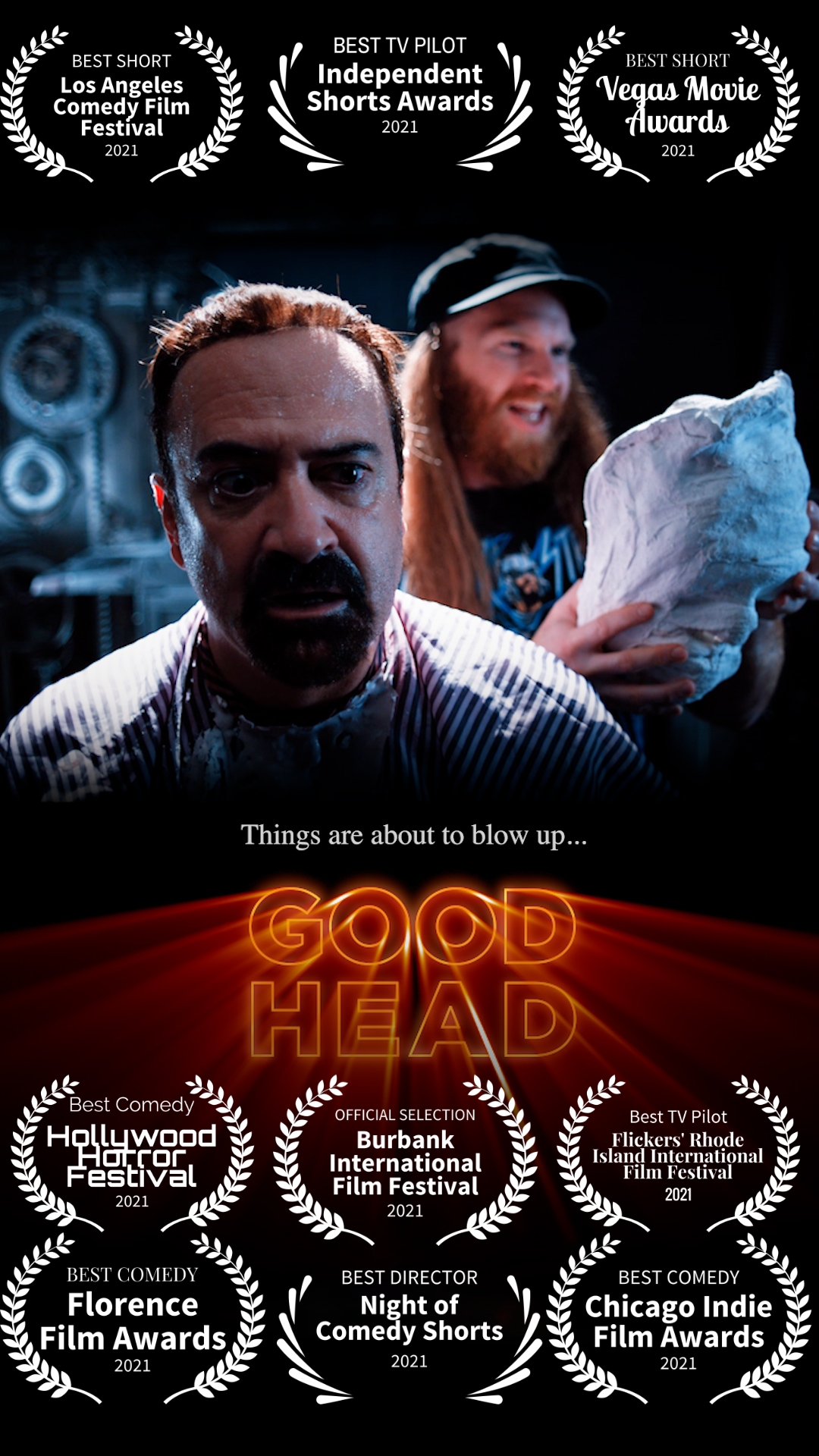 Matt Servitto and Henry Zebrowski in Good Head (2021)