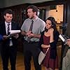 Adam Scott, Hamilton Mitchell, Chris Pratt, and Aubrey Plaza in Parks and Recreation (2009)