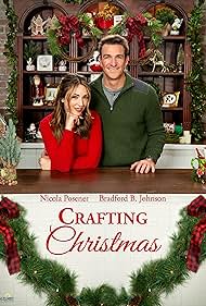 Nicola Posener and Brad Johnson in A Crafty Christmas Romance (2020)