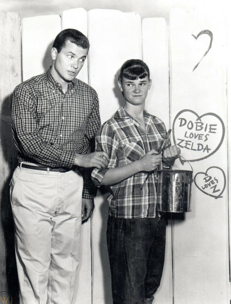 Dwayne Hickman and Sheila James Kuehl in The Many Loves of Dobie Gillis (1959)