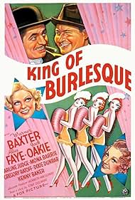 Mona Barrie, Warner Baxter, Alice Faye, and Jack Oakie in King of Burlesque (1936)