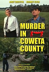 Johnny Cash and Andy Griffith in Murder in Coweta County (1983)