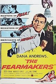 Dana Andrews, Marilee Earle, and Mel Tormé in The Fearmakers (1958)