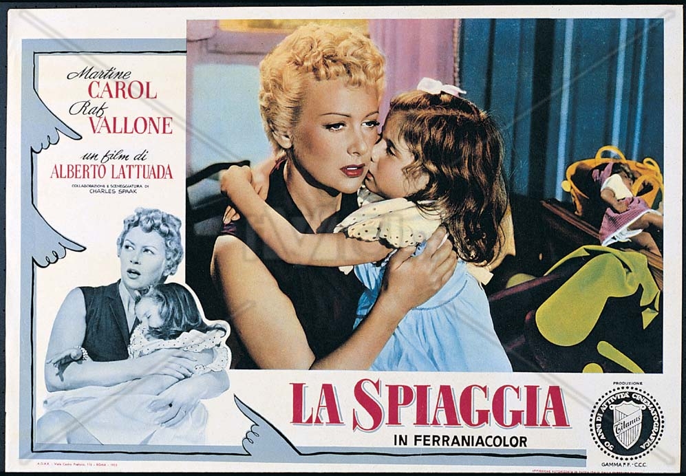 Martine Carol in La spiaggia (1954)