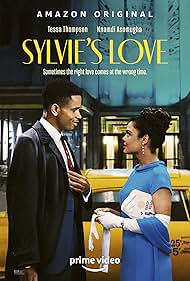 Tessa Thompson and Nnamdi Asomugha in Sylvie's Love (2020)