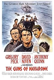 David Niven, Gregory Peck, and Anthony Quinn in The Guns of Navarone (1961)