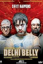 Imran Khan, Vir Das, and Kunaal Roy Kapur in Delhi Belly (2011)