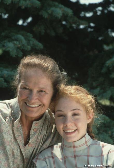 Megan Follows and Colleen Dewhurst in Anne of Green Gables (1985)