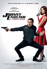 Rowan Atkinson and Olga Kurylenko in Johnny English: Tái Xuất Giang Hồ (2018)