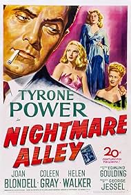 Tyrone Power, Joan Blondell, Coleen Gray, and Helen Walker in Nightmare Alley (1947)