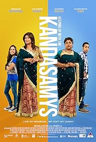 Jailoshini Naidoo, Maeshni Naicker, Mishqah Parthiephal, and Madhushan Sing in Keeping Up with the Kandasamys (2017)