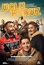 Haluk Levent, Okan Çabalar, Emrah Kaman, Korhan Herduran, Müfit Kayacan, and Bahar Suer in Üçlü Pürüz (2023)