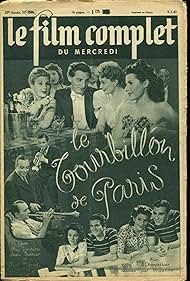 Jimmy Gaillard, Mona Goya, Claire Jordan, Marthe Mussine, Ray Ventura, and André Dassary in Tourbillon de Paris (1939)