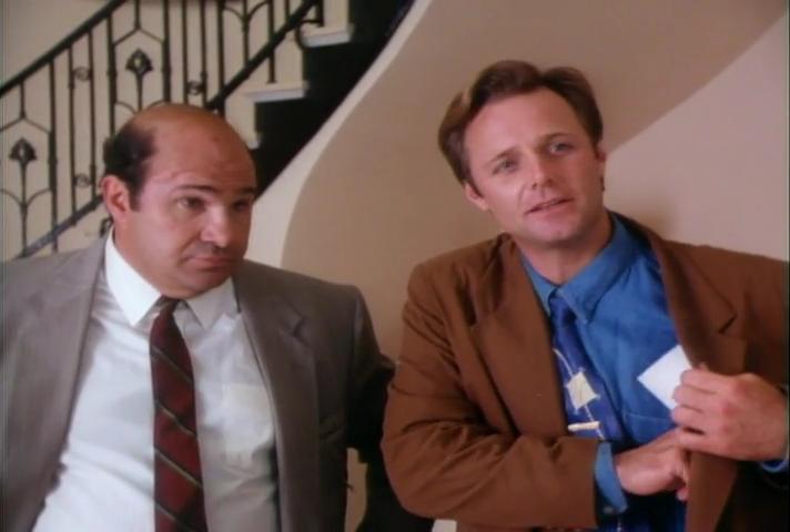 Robert Costanzo and Tommy Hinkley in Maid for Each Other (1992)