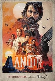 Stellan Skarsgård, Forest Whitaker, Alex Ferns, Diego Luna, Genevieve O'Reilly, Joplin Sibtain, Elizabeth Dulau, Denise Gough, Noof Ousellam, Faye Marsay, Varada Sethu, Kyle Soller, Adria Arjona, and Wilf Scolding in Andor (2022)