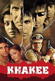 Amitabh Bachchan, Ajay Devgn, Akshay Kumar, Aishwarya Rai Bachchan, and Tusshar Kapoor in Khakee (2004)