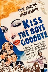 Don Ameche, Eddie 'Rochester' Anderson, Virginia Dale, Oscar Levant, and Mary Martin in Kiss the Boys Goodbye (1941)