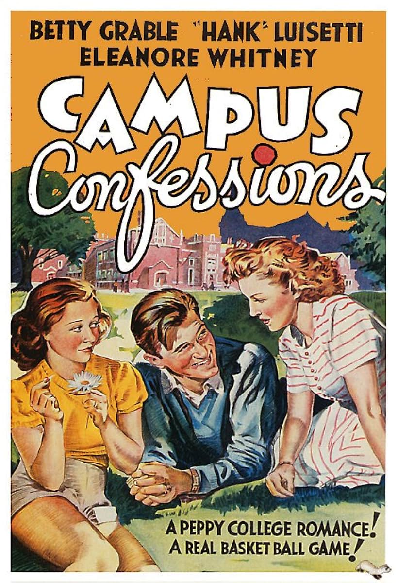 Betty Grable, Hank Luisetti, and Eleanore Whitney in Campus Confessions (1938)