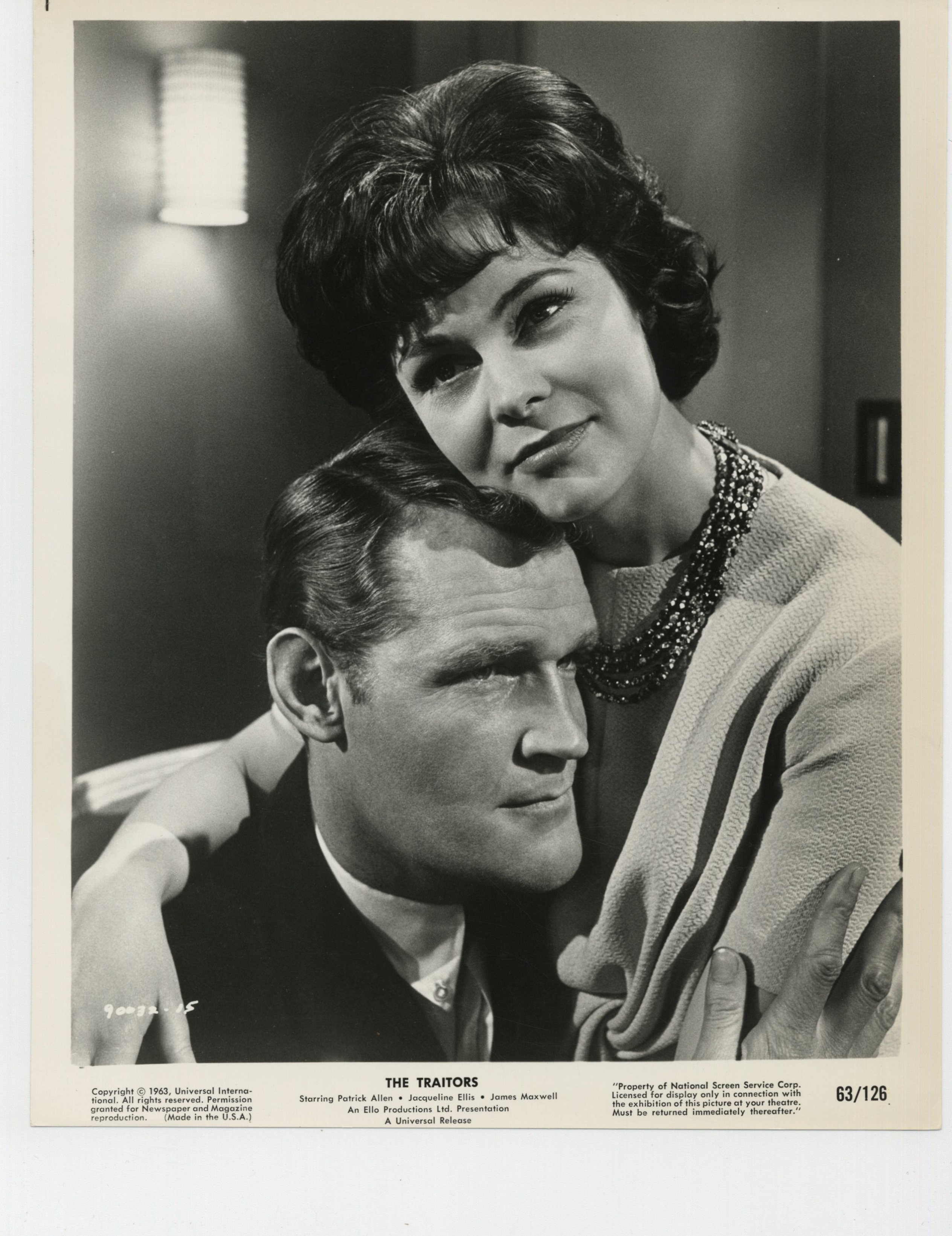 Patrick Allen and Zena Walker in The Traitors (1962)