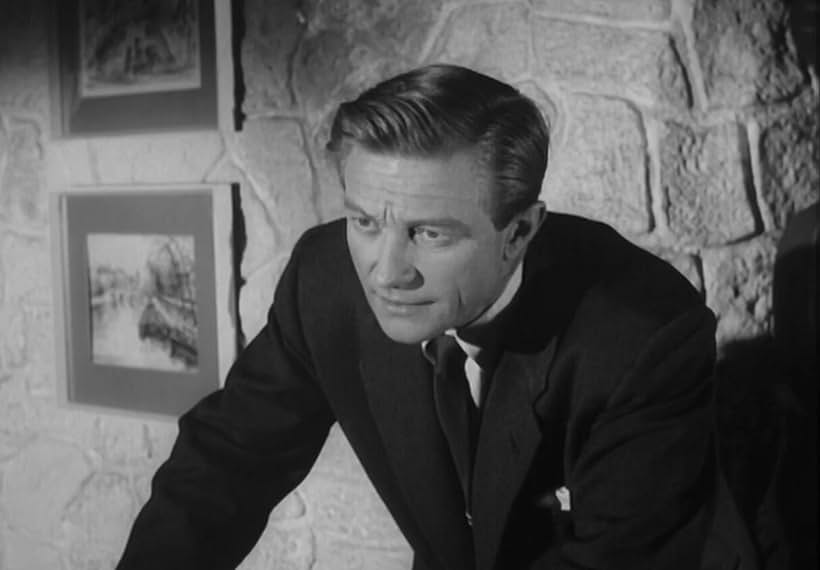 Richard Denning in Assignment Redhead (1956)