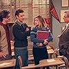 Danielle Fishel, Ben Savage, William Daniels, and Rider Strong in Boy Meets World (1993)