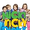 Casey Simpson, Mace Coronel, Aidan Gallagher, and Lizzy Greene in Nicky, Ricky, Dicky & Dawn (2014)