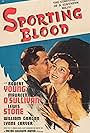 Maureen O'Sullivan and Robert Young in Sporting Blood (1940)