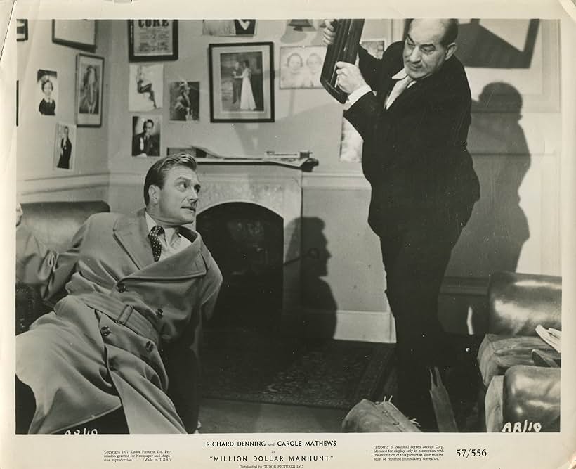 Ronald Adam and Richard Denning in Assignment Redhead (1956)