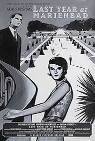 Giorgio Albertazzi, Sacha Pitoëff, and Delphine Seyrig in L'année dernière à Marienbad (1961)