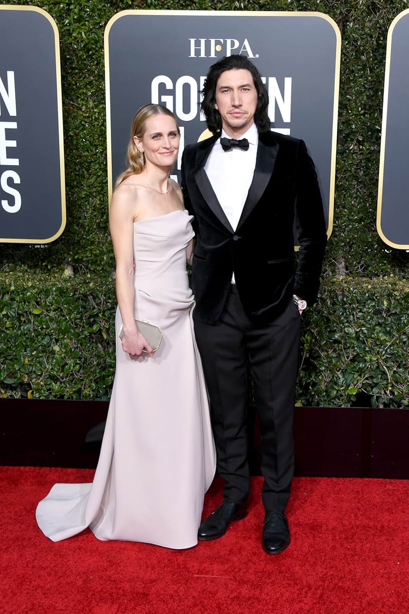 Adam Driver and Joanne Tucker at an event for 2019 Golden Globe Awards (2019)