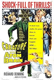 Richard Denning and Angela Stevens in Creature with the Atom Brain (1955)