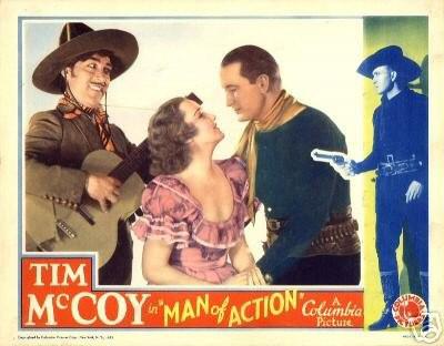 Tim McCoy, Caryl Lincoln, and Julian Rivero in Man of Action (1933)