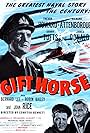 Richard Attenborough, Trevor Howard, and Sonny Tufts in Gift Horse (1952)