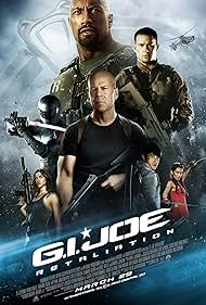 Bruce Willis, Dwayne Johnson, Lee Byung-hun, Elodie Yung, Channing Tatum, and Adrianne Palicki in Biệt Đội G.I. Joe: Báo Thù (2013)