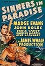 John Boles, Bruce Cabot, and Madge Evans in Sinners in Paradise (1938)