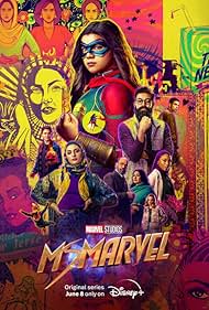 Mohan Kapur, Laurel Marsden, Iman Vellani, Zenobia Shroff, Matt Lintz, Travina Springer, Saagar Shaikh, Yasmeen Fletcher, and Rish Shah in Ms. Marvel (2022)