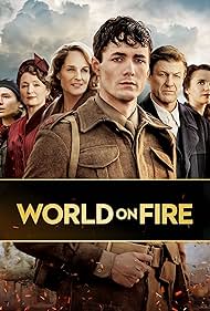 Helen Hunt, Sean Bean, Lesley Manville, Zofia Wichlacz, Jonah Hauer-King, and Julia Brown in World on Fire (2019)