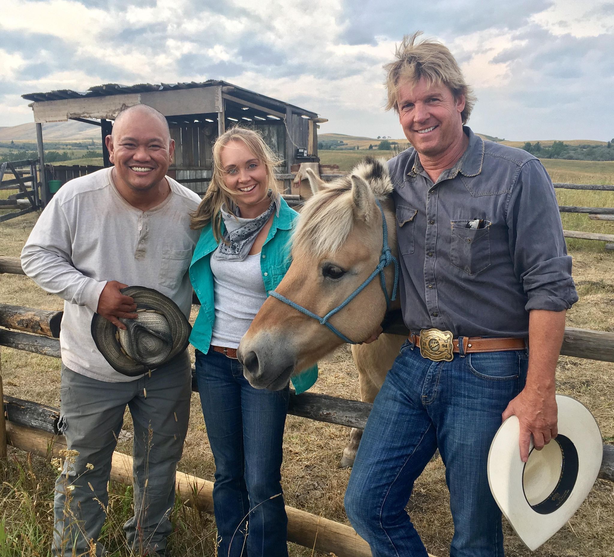 Chris Potter, Amber Marshall, and Jason Asuncion