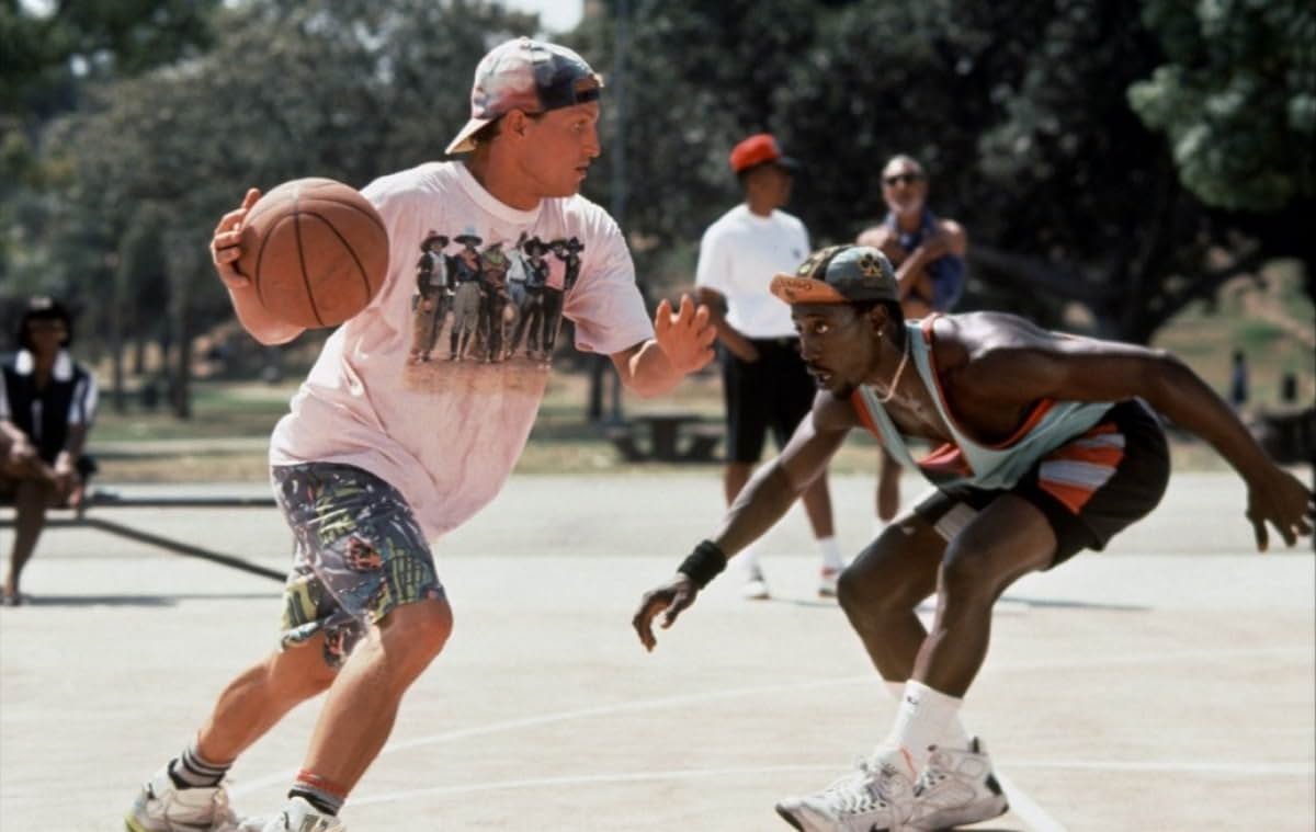 Woody Harrelson and Wesley Snipes in White Men Can't Jump (1992)