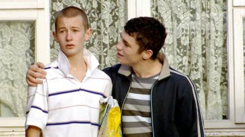 Jody Latham and Elliott Tittensor in Shameless (2004)