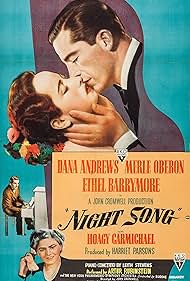 Dana Andrews and Merle Oberon in Night Song (1947)