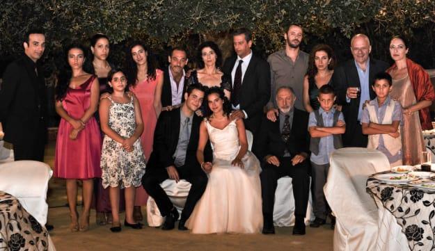 Hiam Abbass, Makram Khoury, Khalifa Natour, Clara Khoury, Ruba Blal, Ashraf Barhom, Ali Suliman, and Hafsia Herzi in Inheritance (2012)