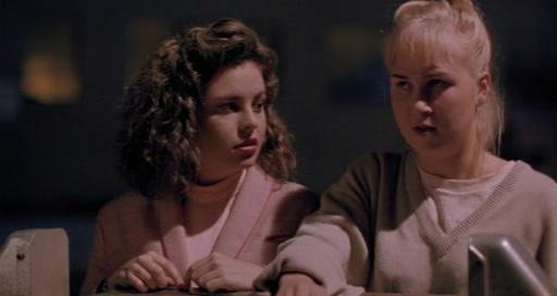 Penelope Sudrow and Tracy Wells in After Midnight (1989)